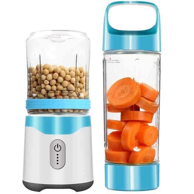 Portable Blender and Powerbank {500ml}