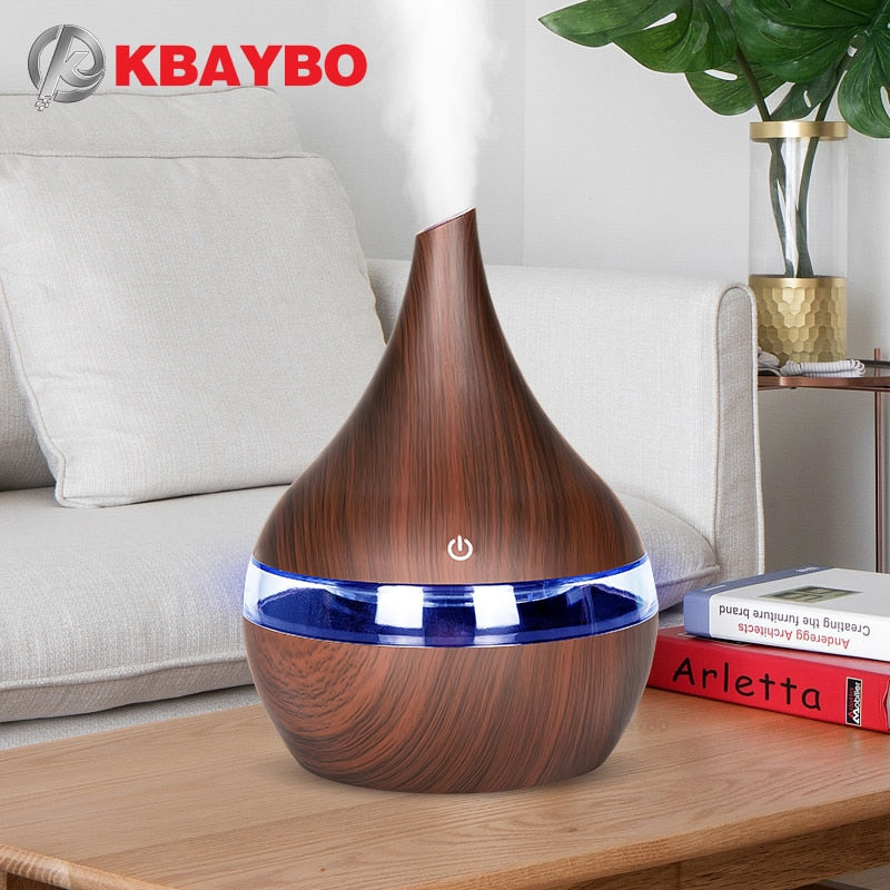 Wood Grain Essential Oil Diffuser {300ml}