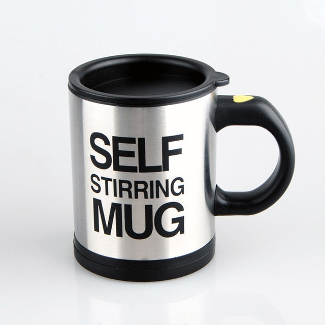 Stainless Steel Self Stirring Mug {400ml}