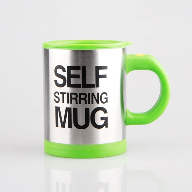 Stainless Steel Self Stirring Mug {400ml}
