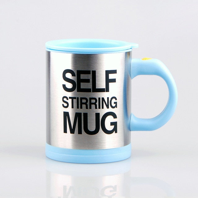 Stainless Steel Self Stirring Mug {400ml}